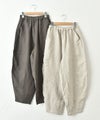  08Mab｜9番手リネン切替パンツ [[CF-825HF1256]][C]