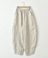 08Mab｜9番手リネン切替パンツ [[CF-825HF1256]][C]