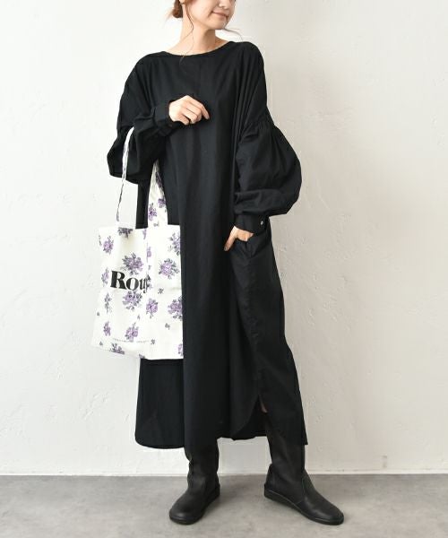 OMEKASI｜オックスボリュームスリーブワンピース [[08086]][C]