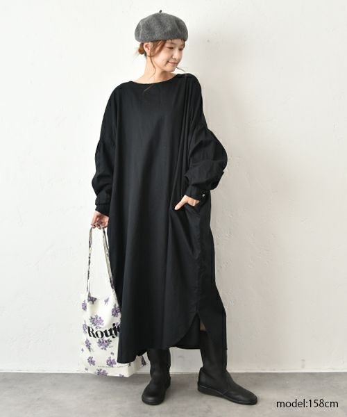 OMEKASI｜オックスボリュームスリーブワンピース [[08086]][C]