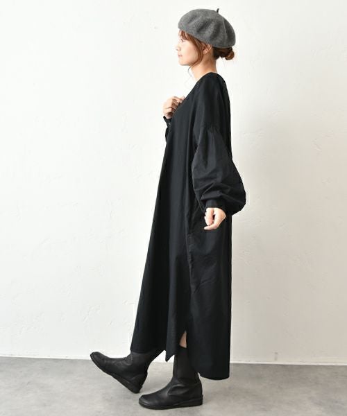 OMEKASI｜オックスボリュームスリーブワンピース [[08086]][C]