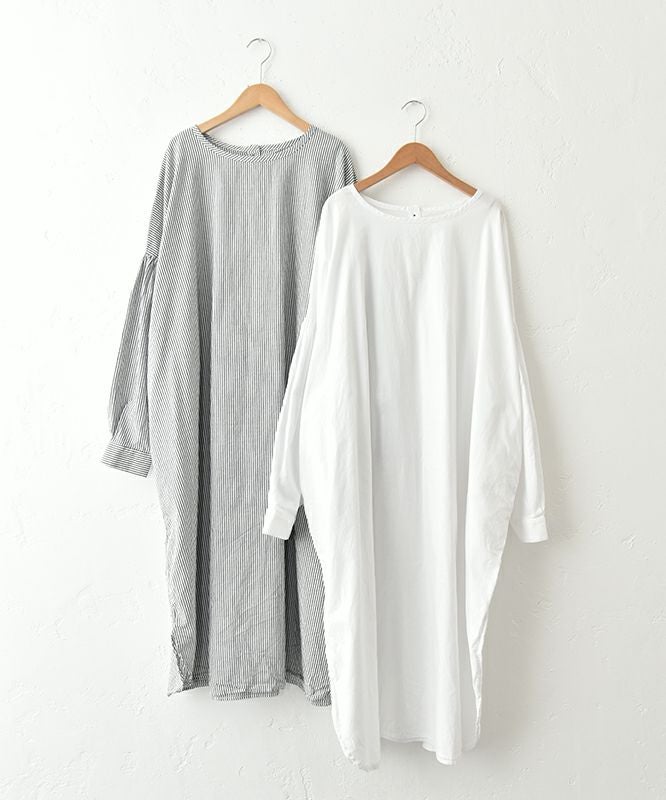 OMEKASI｜オックスボリュームスリーブワンピース [[08086]][C]