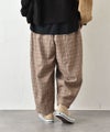 hagumu｜グレンチェックエッグパンツ [[2266081]][C]