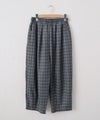 hagumu｜グレンチェックエッグパンツ [[2266081]][C]