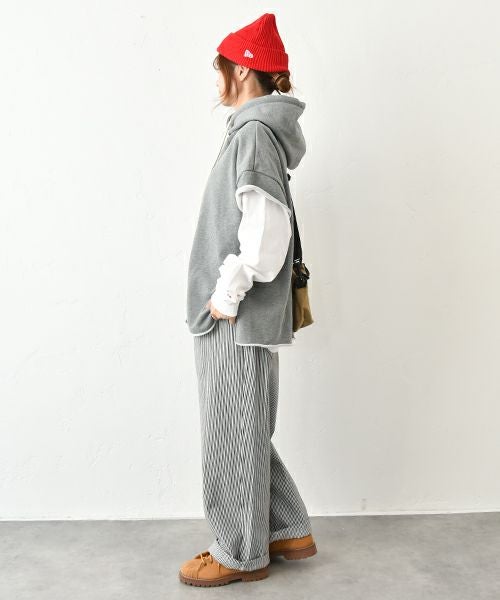  IN THE MARKET｜スウェットパーカーベスト [[C-2422]][C]