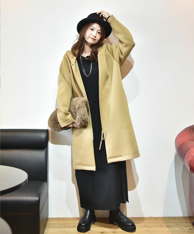 HUMS｜リブニットワンピース [[MT-0465]][C]