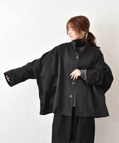 hagumu｜スタンドネックワイドジャケット [[hag-169]][C]