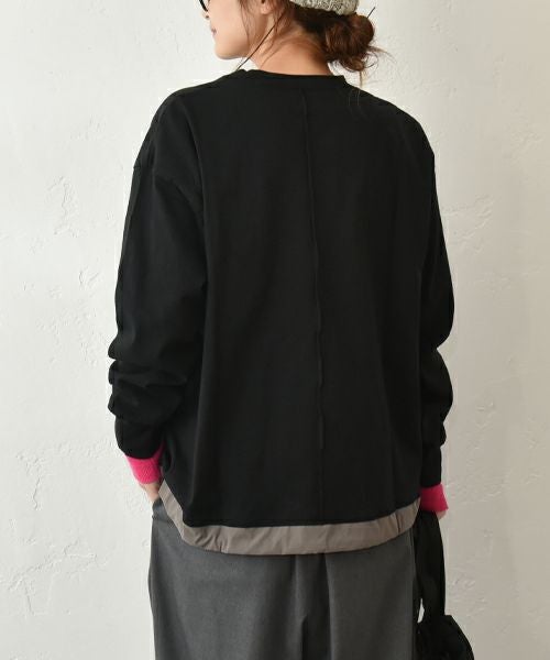 her.｜バイファブリックドロスプルオーバー [[MA-512023]][C]