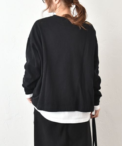 her.｜ミニ裏毛チータープリントワイドプルオーバー [[7255C-923]][C]