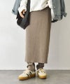HUMS｜スカートドッキングリブパンツ [[MT-0464]][C]