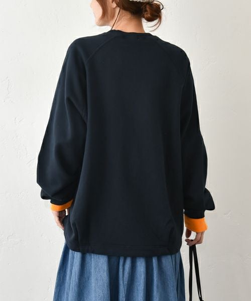 and quarter｜クルーネックロゴスウェット [[MA-473029]][C]