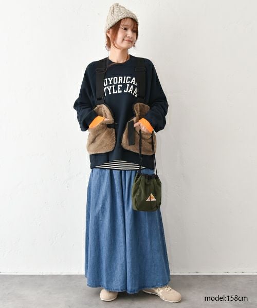 and quarter｜クルーネックロゴスウェット [[MA-473029]][C]