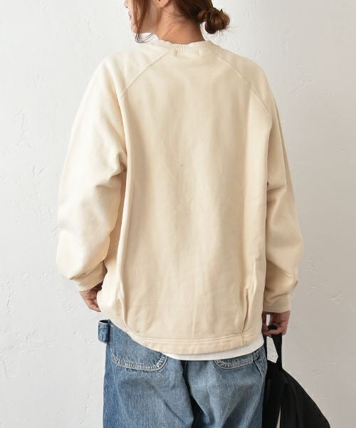 and quarter｜クルーネックロゴスウェット [[MA-473029]][C]