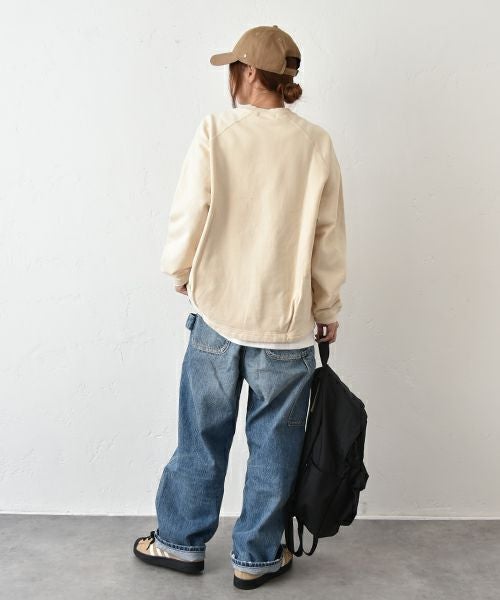 and quarter｜クルーネックロゴスウェット [[MA-473029]][C]