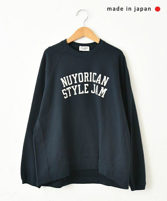  and quarter｜クルーネックロゴスウェット [[MA-473029]][C]