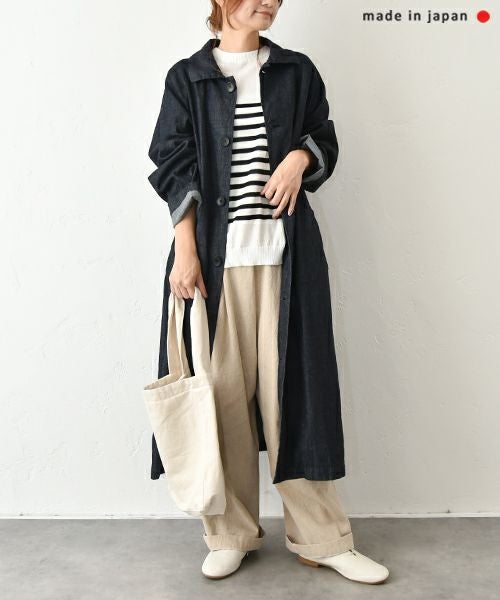 No18｜デニムロングコート[[CE1CO240902D]][C] | ma28 ONLINE STORE