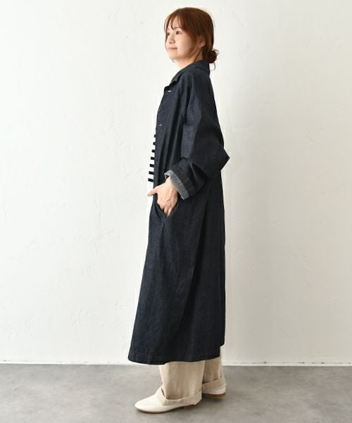 No18｜デニムロングコート [[CE1CO240902D]][C]