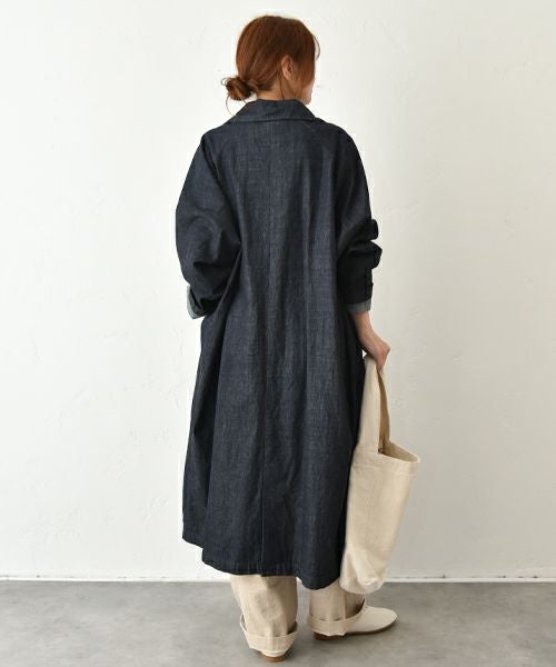 No18｜デニムロングコート [[CE1CO240902D]][C]