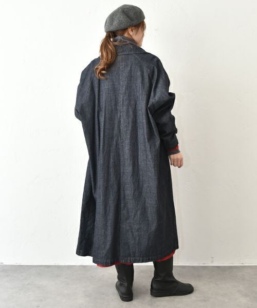 No18｜デニムロングコート[[CE1CO240902D]][C] | ma28 ONLINE STORE