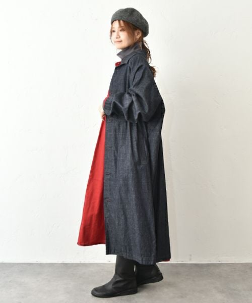 No18｜デニムロングコート[[CE1CO240902D]][C] | ma28 ONLINE STORE