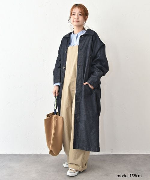 【美品】INGEBORG デニム・コーデュロイ ロングコート No18｜デニムロングコート[[CE1CO240902D]][C] | ma28 ONLINE STORE