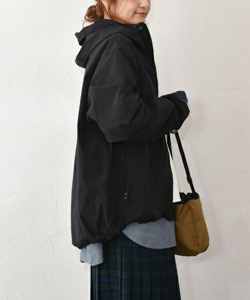 her.｜ウール混スタンドカラーシャツ [[CE3SH230204D]][C]