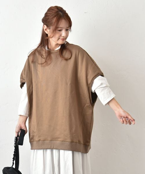 No18｜裏毛ベスト [[125706]][C]