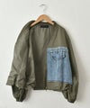 MICALLE MICALLE｜デニム切替ブルゾン [[MMG108JDC]][C]