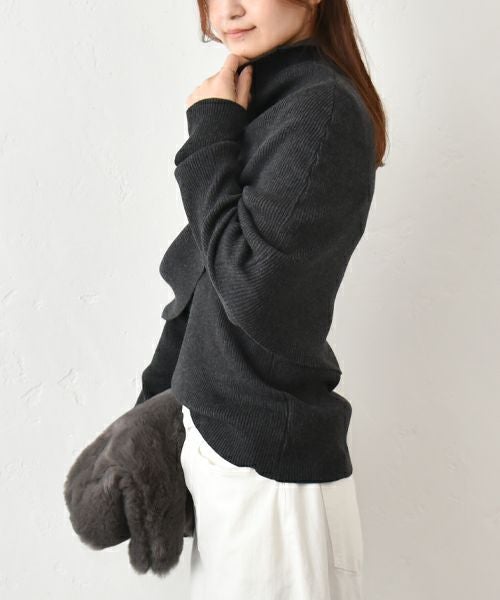 HUMS｜ポンチョ付きニット [[MT-0466]][C]