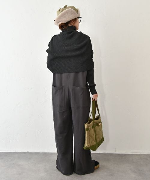 HUMS｜ポンチョ付きニット [[MT-0466]][C]