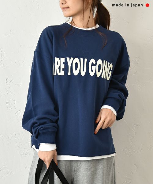 her.｜ロゴ入りビッグスウェット [[MTAH508-1110]][C]