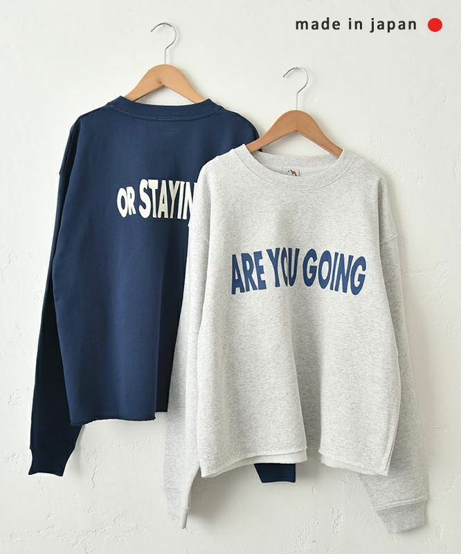  her.｜ロゴ入りビッグスウェット [[MTAH508-1110]][C]