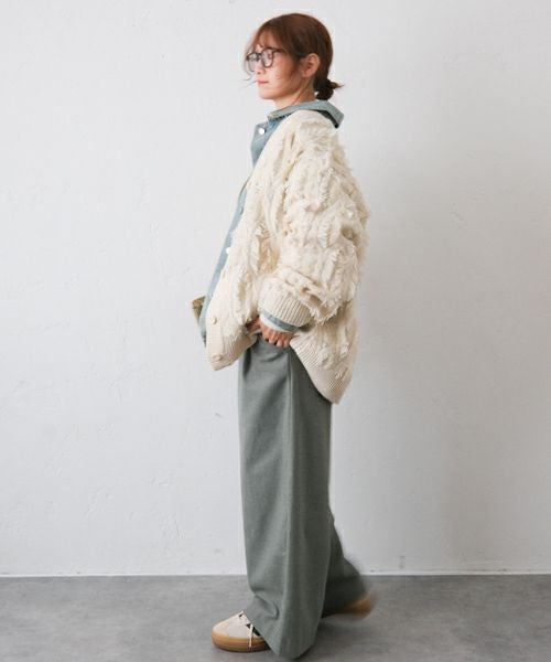 HUMS｜起毛ワイドパンツ [[HUM-074]][C]