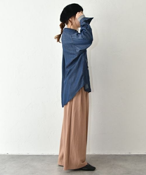 HUMS｜テンセルデニムシャツ [[HUM-080]][C]