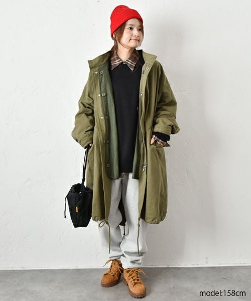 IN THE MARKET｜ベスト付きモッズコート [[IN-102]][C]