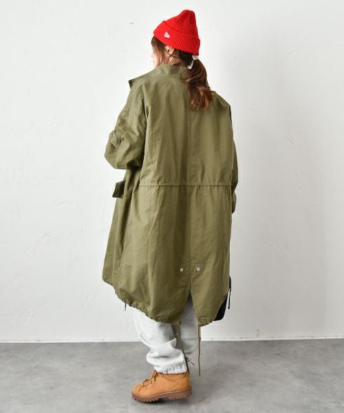 IN THE MARKET｜ベスト付きモッズコート [[IN-102]][C]