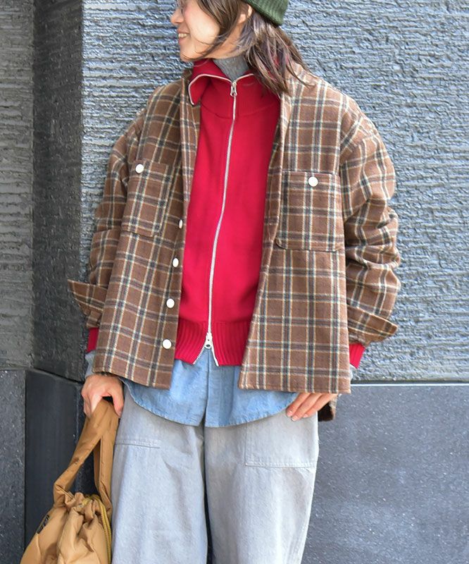 her.｜起毛コットンシャツ [[CE3SH230802F]][C]