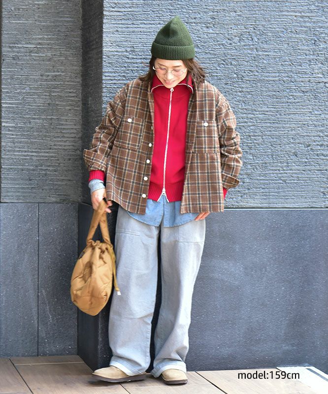 her.｜起毛コットンシャツ [[CE3SH230802F]][C]