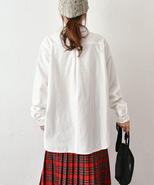 her.｜起毛コットンシャツ [[CE3SH230802F]][C]