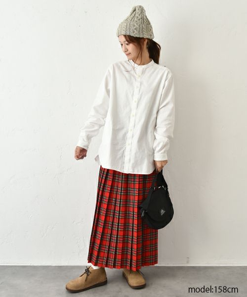 her.｜起毛コットンシャツ [[CE3SH230802F]][C]