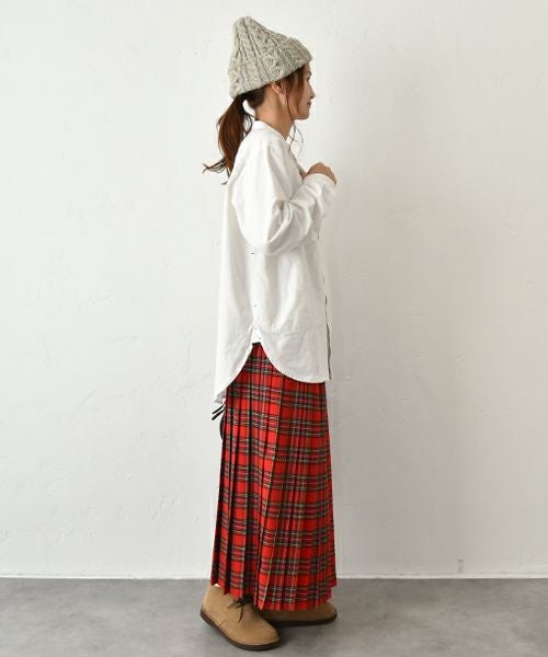 her.｜起毛コットンシャツ [[CE3SH230802F]][C]