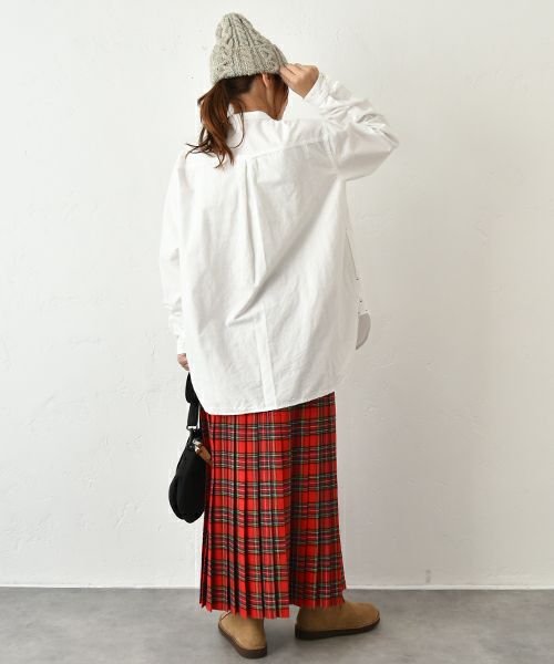 her.｜起毛コットンシャツ [[CE3SH230802F]][C]