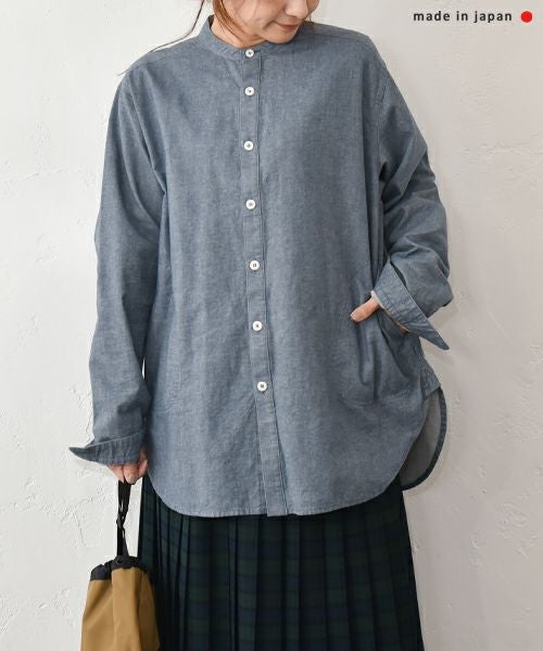 her.｜起毛コットンシャツ [[CE3SH230802F]][C]