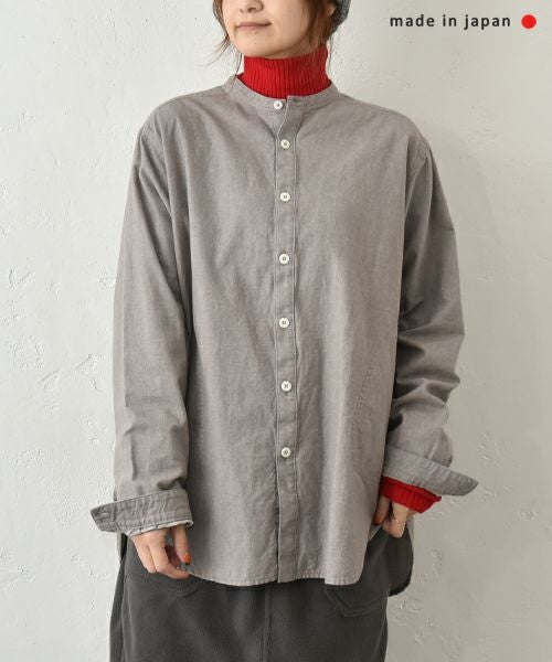 her.｜起毛コットンシャツ [[CE3SH230802F]][C]