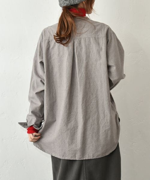 her.｜起毛コットンシャツ [[CE3SH230802F]][C]