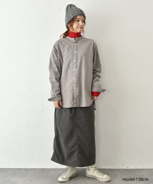 her.｜起毛コットンシャツ [[CE3SH230802F]][C]