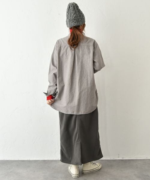 her.｜起毛コットンシャツ [[CE3SH230802F]][C]