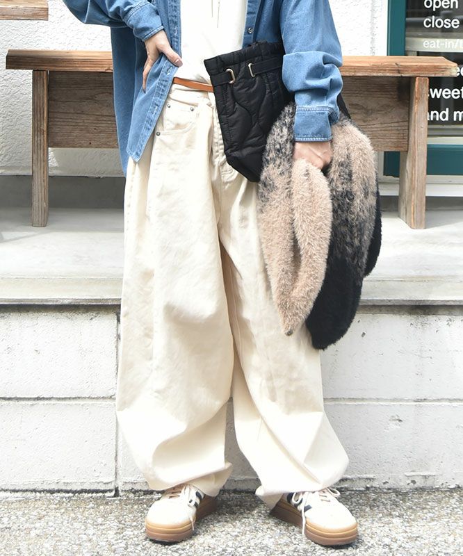 HUMS｜サイドタックカーブパンツ [[C-5115]][C]