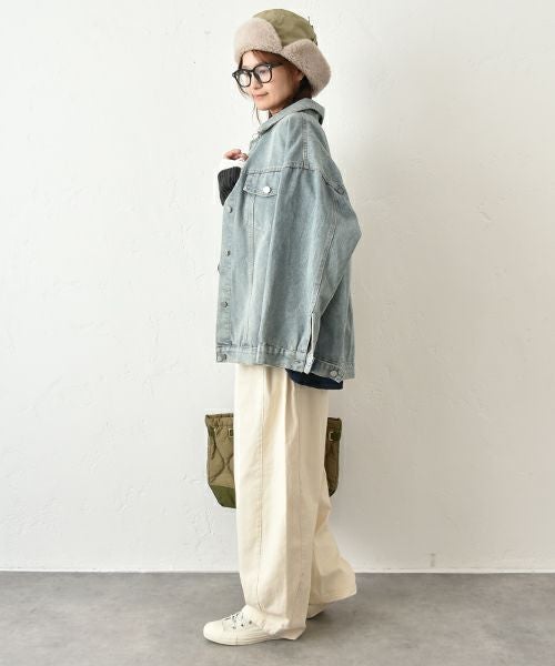 HUMS｜サイドタックカーブパンツ [[C-5115]][C]