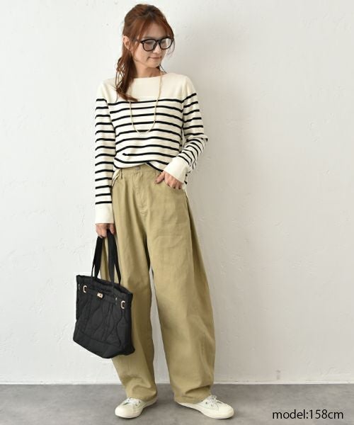 HUMS｜サイドタックカーブパンツ [[C-5115]][C]